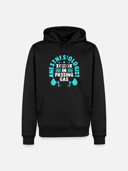 Anästhesist Anästhesie Narkose Krankenschwester - Herre Premium økologisk hoodie - sort