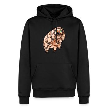 Tarderrade Water Bear Redneck Tartigradehartes Tar - Männer Premium Bio Hoodie - Schwarz - Vorne - Nico (187cm)