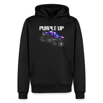 Lila up Monster Truck Milit�r Kinder lila lila auf - Männer Premium Bio Hoodie - Schwarz - Vorne - Nico (187cm)