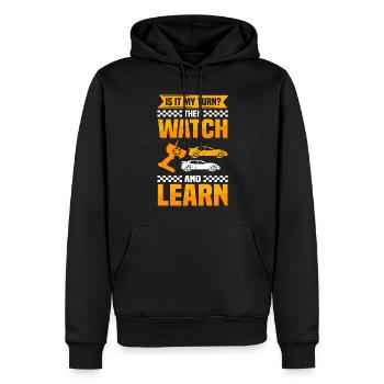 Slotcar Racing Autorennen Lustiges Slot Car - Männer Premium Bio Hoodie - Schwarz - Vorne - Nico (187cm)