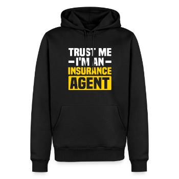 Versicherungsvertreter Aktuar Lebensversicherung - Männer Premium Bio Hoodie - Schwarz - Vorne - Nico (187cm)
