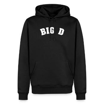 Big d Dallas Texas Stolz von Dallas Geschenk Big D - Männer Premium Bio Hoodie - Schwarz - Vorne - Nico (187cm)