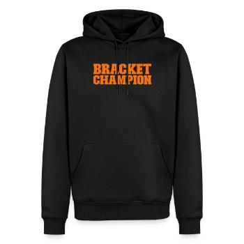 Baldball der Klammer Champion -Champion - Männer Premium Bio Hoodie - Schwarz - Vorne - Nico (187cm)