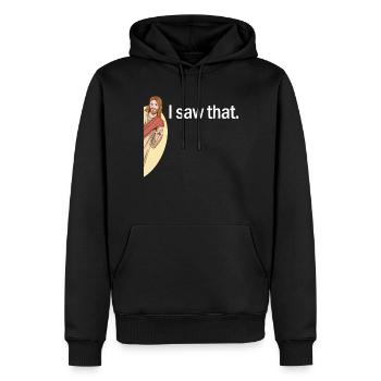 Jesus Ich habe diesen religi�sen Jesus des christl - Männer Premium Bio Hoodie - Schwarz - Vorne - Nico (187cm)