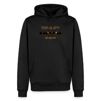 Totalit�t 04.08.24 Gesamt Sonnenfinsternis 8. Apri - Männer Premium Bio Hoodie - Schwarz - Vorne - Nico (187cm)