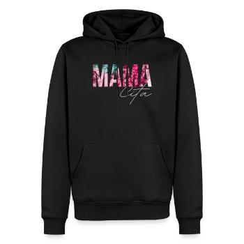 Mama Cita hei�e mexikanische Frau Mamacita - Männer Premium Bio Hoodie - Schwarz - Vorne - Nico (187cm)