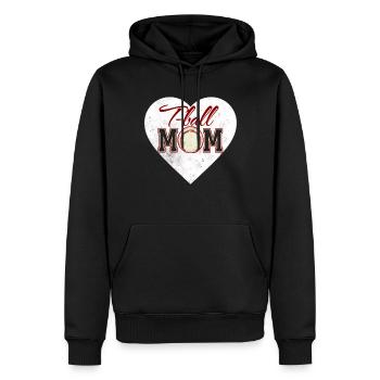 T-Ball Mom Heart Tee Ball Baseball Womens Tee-Ball - Männer Premium Bio Hoodie - Schwarz - Vorne - Nico (187cm)
