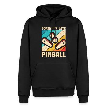 Pinball Machine Pinball Retro Gamer Pinball - Sweat à capuche Premium bio Homme - noir - Devant - Nico (187cm)