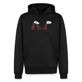 Mein Hintern verletzt Ostern des Osterns von Oster - Männer Premium Bio Hoodie - Schwarz - Vorne - Nico (187cm)
