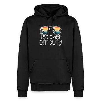 Lehrer au�erhalb des Dienstes Letzter Schultag Ret - Männer Premium Bio Hoodie - Schwarz - Vorne - Nico (187cm)