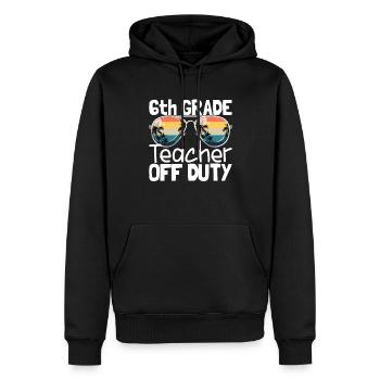 Lehrer au�erhalb des Dienstes Letzte Schullehrerin - Männer Premium Bio Hoodie - Schwarz - Vorne - Nico (187cm)