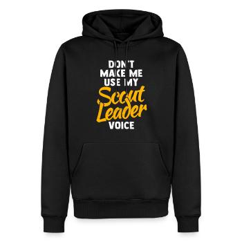 Scout Guide Funny Scout - Men’s Premium Organic Hoodie - black - Front - Nico (187cm)