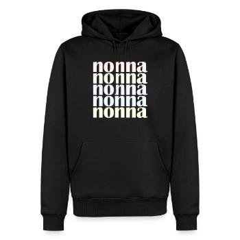 Nonna Muttertag Italienische Oma Frauen Nonna - Männer Premium Bio Hoodie - Schwarz - Vorne - Nico (187cm)