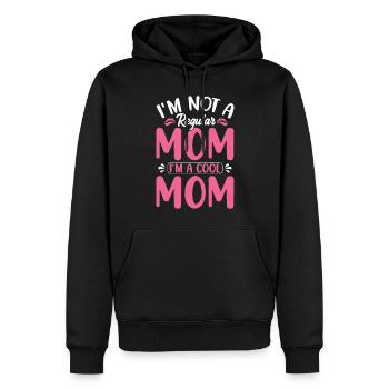 Je ne suis pas une mère normale, je suis une maman cool - Sweat à capuche Premium bio Homme - noir - Devant - Nico (187cm)