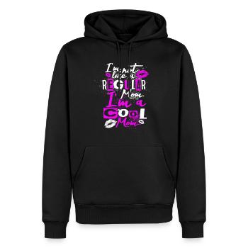 Ich bin nicht wie eine normale Mutter, ich bin ein - Männer Premium Bio Hoodie - Schwarz - Vorne - Nico (187cm)