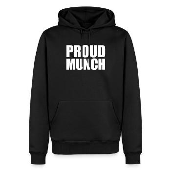 Stolze Munch lustiger erwachsener Humor stolze Mun - Männer Premium Bio Hoodie - Schwarz - Vorne - Nico (187cm)