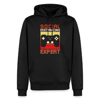 Gamer Zocker Gaming Videospiel Jeu vidéo - Sweat à capuche Premium bio Homme - noir - Devant - Nico (187cm)