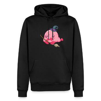Blobfish Hexe Halloween Kost�m Blobfish Hexe - Männer Premium Bio Hoodie - Schwarz - Vorne - Nico (187cm)
