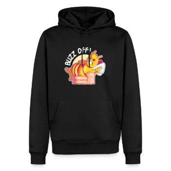 Funny outfit for bee lovers - Men’s Premium Organic Hoodie - black - Front - Nico (187cm)