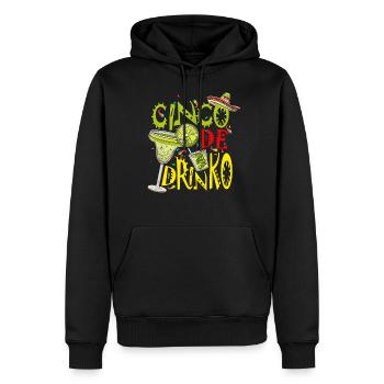 Cinco de Drinko Cinco de Mayo trinken - Männer Premium Bio Hoodie - Schwarz - Vorne - Nico (187cm)
