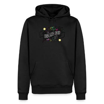 Frauen dieser Gigi wird geliebt Muttertagsgeschenk - Männer Premium Bio Hoodie - Schwarz - Vorne - Nico (187cm)