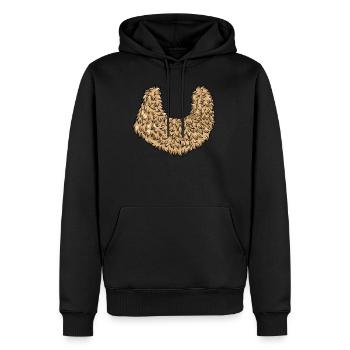 Sonnenb�ren Kost�m Tierkost�m Halloween Sonnenb�r - Männer Premium Bio Hoodie - Schwarz - Vorne - Nico (187cm)