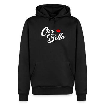 Ciao Bella Italienisch Hallo Auf Wiedersehen besuc - Männer Premium Bio Hoodie - Schwarz - Vorne - Nico (187cm)