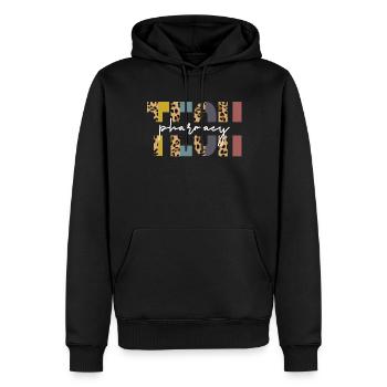 Pharmazie Tech Cheetah Frauen Apotheken Techniker - Männer Premium Bio Hoodie - Schwarz - Vorne - Nico (187cm)