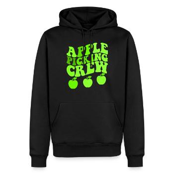 Apple Picking Crew Apple Orchard Apple Picking - Männer Premium Bio Hoodie - Schwarz - Vorne - Nico (187cm)