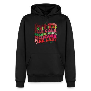 Arten von Äpfeln Apple Liebhaber Apple Orchard Pic - Männer Premium Bio Hoodie - Schwarz - Vorne - Nico (187cm)