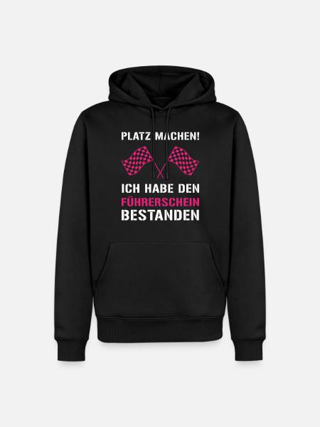 Führerschein Weg frei! - Männer Premium Bio Hoodie - Schwarz