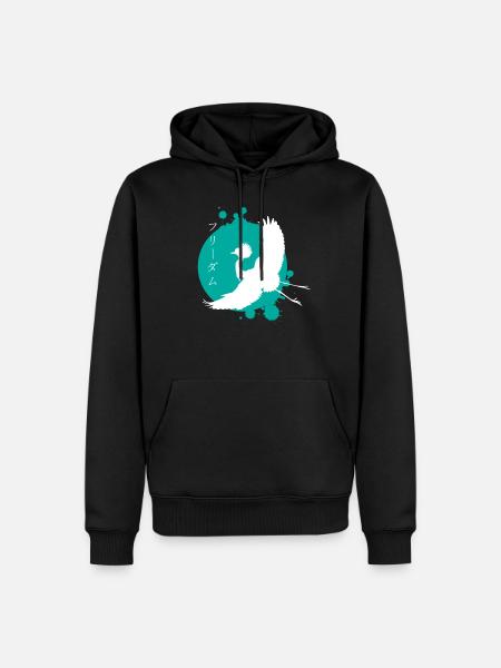 Crane Dynamics & Characters Art - Men’s Premium Organic Hoodie - black