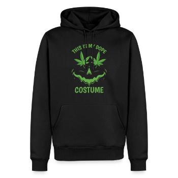 Dies ist mein Dop Kostüm Unkraut Halloween Marihu - Männer Premium Bio Hoodie - Schwarz - Vorne - Nico (187cm)