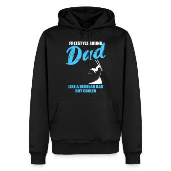 Freestyle-Papa - Männer Premium Bio Hoodie - Schwarz - Vorne - Nico (187cm)