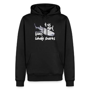 Dieses Mädchen liebt Whale Haie süßer Mädchenwalha - Männer Premium Bio Hoodie - Schwarz - Vorne - Nico (187cm)