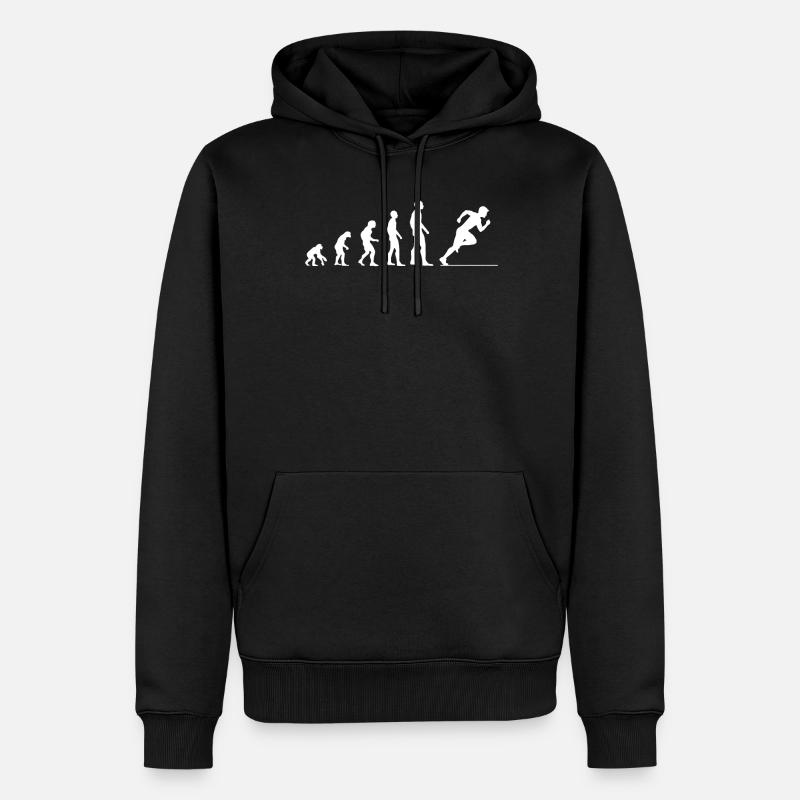 Cadeau Evolution Sprinter - Sweat à capuche Premium bio Homme - noir