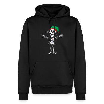 Röntgen-Elf Kids Röntgen-Tech Radiologie Weihnacht - Männer Premium Bio Hoodie - Schwarz - Vorne - Nico (187cm)