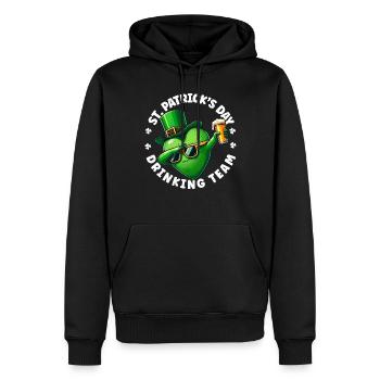 St Patrick’s Day Pub irlandais buveur de bière irlandais - Sweat à capuche Premium bio Homme - noir - Devant - Nico (187cm)