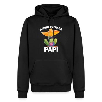 Nacho durchschnittlich Papi Cinco de Mayo Nacho Du - Männer Premium Bio Hoodie - Schwarz - Vorne - Nico (187cm)