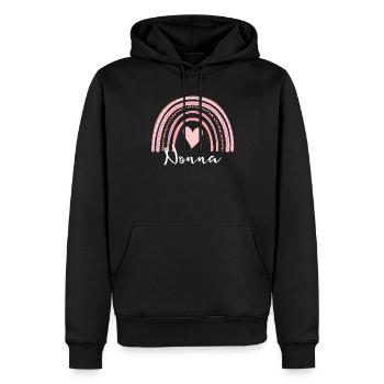Nonna Frauen Muttertag Oma Boho Nonna - Männer Premium Bio Hoodie - Schwarz - Vorne - Nico (187cm)