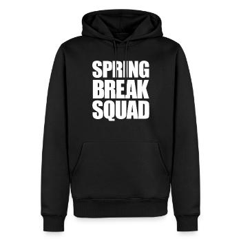 Spring Break Squad Spring Break - Männer Premium Bio Hoodie - Schwarz - Vorne - Nico (187cm)