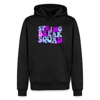 Spring Break Squad Damen Spring Break 2025 - Männer Premium Bio Hoodie - Schwarz - Vorne - Nico (187cm)