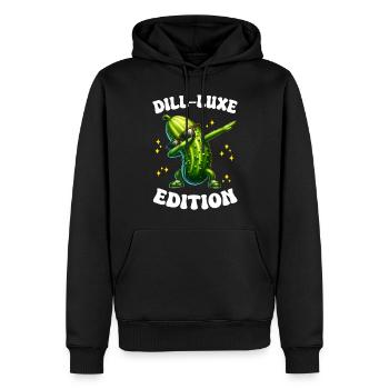 Saure Gurke Gewürzgurke Dill - Männer Premium Bio Hoodie - Schwarz - Vorne - Nico (187cm)