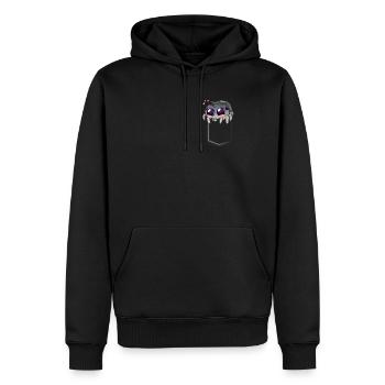 Springspinne, Spinnentier, Haustier-Spooder, Sprin - Männer Premium Bio Hoodie - Schwarz - Vorne - Nico (187cm)