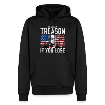 Es ist nur Verrat, wenn Sie Patrick Henry July ver - Männer Premium Bio Hoodie - Schwarz - Vorne - Nico (187cm)