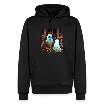 Geist Goblincore Cottagecore Aesthetic - Men’s Premium Organic Hoodie - black - Front - Nico (187cm)