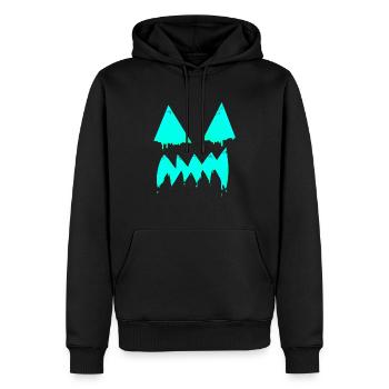 Halloween Maske - Männer Premium Bio Hoodie - Schwarz - Vorne - Nico (187cm)