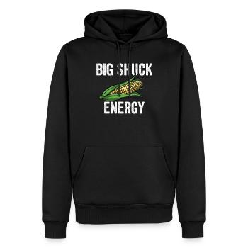 Big Shuck Energy Corn Farmer Big Shuck Energy Corn - Men’s Premium Organic Hoodie - black - Front - Nico (187cm)