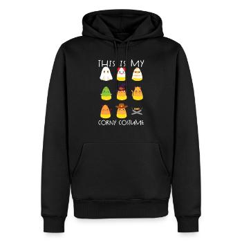 Das ist mein kitschiges Halloween-Kostüm für Kinde - Männer Premium Bio Hoodie - Schwarz - Vorne - Nico (187cm)