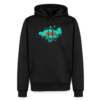URBEX - Urban Explorer - Männer Premium Bio Hoodie - Schwarz - Vorne - Nico (187cm)